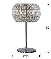 VEIOZA LED CU CRISTALE DINAMOND 507818 - DESIGN MODERN - SCHULLER - Img 4