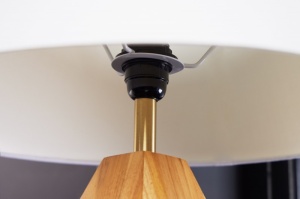 VEIOZA MODERNA, DIAMOND 60CM, LEMN TEC SI ABAJUR - Img 3