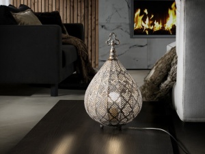 VEIOZA NABILA, 45 CM, AURIU/SAMPANIE, DIN METAL, STIL MODERN