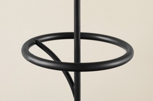 VEIOZA WILDLIFE 75CM, DIN METAL SI ABAJUR, COD 44355, AURIU/NEGRU, DESIGN MODERN - Img 3