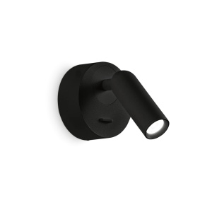 APLICA BEAN AP ROUND, NEGRU, DIN METAL, STIL MODERN