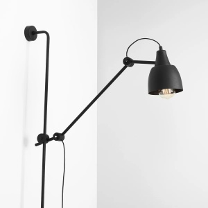 APLICA DRON, 113 CM, NEAGRA, DIN METAL, STIL VINTAGE - Img 3