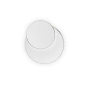 APLICA POUCHE AP ROUND, ALB, DIN METAL, STIL MODERN