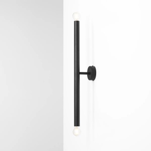 APLICA TUBO S, 60 CM, NEAGRA, DIN METAL, STIL MODERN