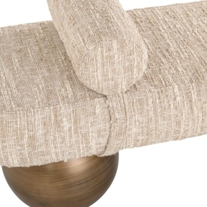 BANCUTA ANGORA 3522, CONFECTIONAT DIN METAL, 100% POLIESTER, SPUMA SI LEMN RECICLAT, RICHMOND INTERIORS - Img 3