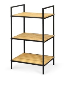 BIBLIOTECA REG11 NATURALA/NEGRU STIL VINTAGE HALMAR
