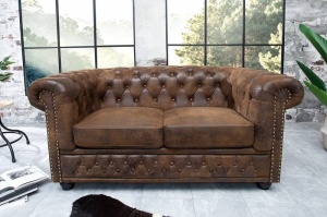 CANAPEA 2 LOCURI, MARO ANTIC STIL ENGLEZESC, CHESTERFIELD, DESIGN VINTAGE, ARTIM GROUP SELECTION