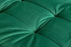 CANAPEA EXTENSIBILA 184CM, MAGNIFIQUE COD 40029, DIN METAL SI CATIFEA, DESIGN RETRO - Img 5