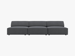 CANAPEA JODIE, 3 LOCURI, 240 CM, DIVERSE CULORI SI MATERIALE, DESIGN DEOSEBIT - Img 10