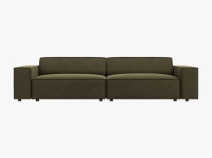 CANAPEA JODIE, 4 LOCURI, 244 CM, DIVERSE CULORI SI MATERIALE, DESIGN DEOSEBIT - Img 5