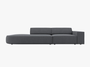 CANAPEA JODIE, STANGA, 3 LOCURI, 262 CM, DIVERSE CULORI SI MATERIALE, DESIGN DEOSEBIT, CALITATE SUPERIOARA - Img 9