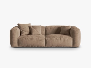 CANAPEA MARTINA, 3 LOCURI, 240 CM, DIVERSE CULORI SI MATERIALE, DESIGN DEOSEBIT - Img 10