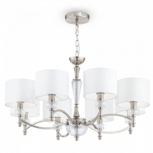 CANDELABRU ALICANTE MOD014CL-08N, DIN METAL SI TEXTIL, STIL MODERN, MAYTONI