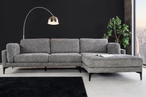 COLTAR DREAPTA, MANHATTEN 295CM, TESATURA CHENILLE GRI, ARTIM GROUP SELECTION