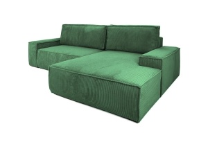 COLTAR EXTENSIBIL PILLOW M, CONFECTIONAT DIN METAL, SPUMA POLIURETANICA SI CATIFEA, STIL MODERN