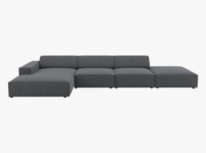 COLTAR JODIE, STANGA, 5 LOCURI, 341 CM, DIVERSE CULORI SI MATERIALE, DESIGN DEOSEBIT