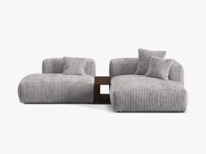 COLTAR MODULAR MARTINA DREAPTA, 2 LOCURI, 285 CM, DIVERSE CULORI SI MATERIALE, DESIGN DEOSEBIT - Img 14