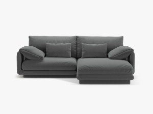 COLTAR TORINO, DREAPTA, 3 LOCURI, 220 CM, DIVERSE CULORI SI MATERIALE, DESIGN DEOSEBIT - Img 7