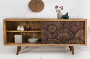 COMODA MANDALA MANGO 160 cm - 38729 - DESIGN MODERN ORIENTAL - Img 2