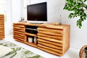 COMODA TV 150CM, RELIEF, DIN LEMN MASIV DE SALCAM, STIL VINTAGE, ARTIM GROUP SELECTION