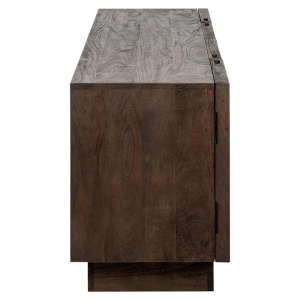 COMODA TV BRYANT, 180 CM, MARO, DIN LEMN DE MANGO SI OGLINDA, RICHMOND INTERIORS - Img 5