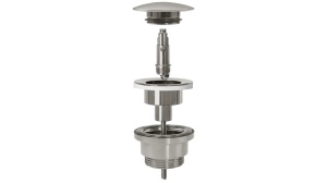 DOP LAVOAR REA UNIVERSAL, CU CLICK CLACK, NICHEL PERIAT, DIN ALAMA, CALITATE SUPERIOARA - Img 2