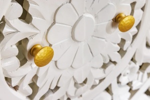 DULAP DE LIVING, MARRAKECH, 140CM, LEMN DE MANGO, ALB, ARTIM GROUP SELECTION - Img 7