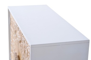 DULAPIOR MELISSA 1081, MARO/ALB, LEMN MASIV DE MANGO, STIL INDUSTRIAL G&C - Img 5