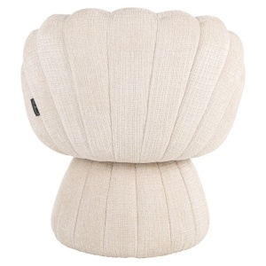 FOTOLIU BLOSSOM CHENILLE BEIGE NIAGARA 902, S4777, CONFECTIONAT DIN 100% POLIESTER,PLACAJ, METAL SI SPUMA, STIL MODERN - Img 3