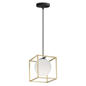 Lampă suspendată APP1165-1CP GOLD WHITE - Img 2