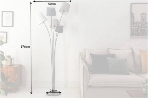 LAMPADAR, LEVELS MULTICOLOR, 176CM, DIN METAL SI IN, COD 40745 - Img 7