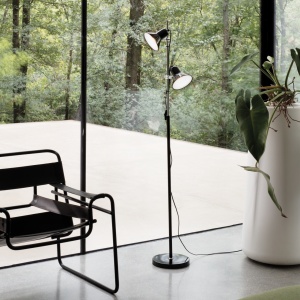 LAMPADAR POLLY PT2, NEGRU, DIN METAL, STIL MODERN - Img 2