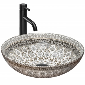 LAVOAR REA ARTE, GRI, 40 CM, DIN CERAMICA, CALITATE SUPERIOARA - Img 3