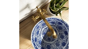 LAVOAR REA BELLA, 41,5 CM, ALBASTRU, DIN CERAMICA, CALITATE SUPERIOARA - Img 2