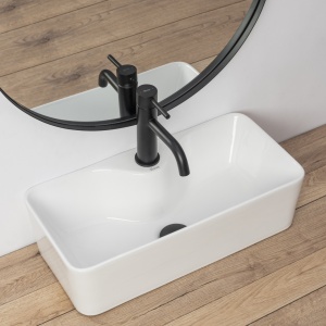 LAVOAR REA MERY, ALB, 50,5 CM, DIN CERAMICA, CALITATE SUPERIOARA