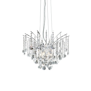 LUSTRA AUDI-77 SP6, CROM, DIN CRISTAL, STIL MODERN