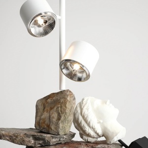 LUSTRA BOT, 4 BRATE, 104 CM, ALBA, DIN METAL, STIL MODERN - Img 4