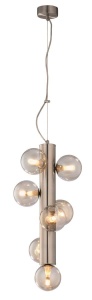 LUSTRA GRONO 1808, DIN METAL SI STICLA, STIL MODERN, JUPITER