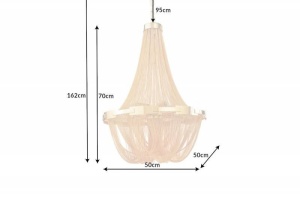 LUSTRA MODERNA 70CM, ROYAL XL, METAL AURIU, DESIGN DEOSEBIT - Img 7