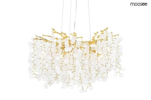 LUSTRA RIVIERA 60 AURIE, CONFECTIONATA DIN METAL SI ACRIL, STIL MODERN