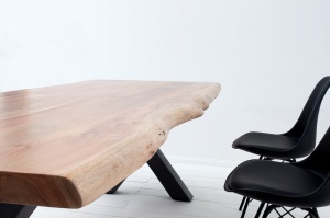 MASA DINING DIN LEMN MASIV MAMMUT 38351 - DESIGN VINTAGE/INDUSTRIAL - Img 3