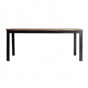 MASA DINING GAFFNEY REF. 26755, DIN METAL SI LEMN MASIV DE MANGO, STIL VINTAGE, VIC