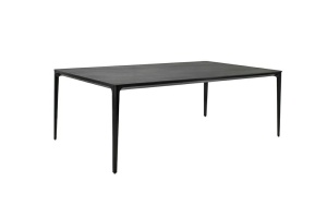 MASA DINING SLIM 180 NEAGRA, CONFECTIONATA DIN CERAMICA SI ALUMINIU, STIL MODERN