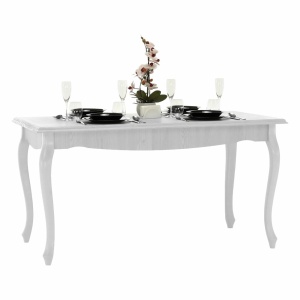 MASA DINING VILAR DA19, PIN ALB, STIL MODERN, TK - Img 6