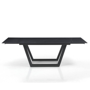 MASA ELEGANTA EXTENSIBILA 160/240CM, RAUL 2, COD 555, STIL MODERN, REALIZATA DIN METAL SI CERAMICA - Img 6