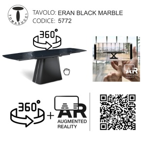 MASA EXTENSIBILA PENTRU BIROU, ERAN MARMURA, DIN METAL SI CERAMICA, ARTIM GROUP SELECTION - Img 6
