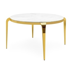 MASA MAISON 130 CM, CONFECTIONATA DIN CONGLOMERAT SI OTEL, STIL MODERN