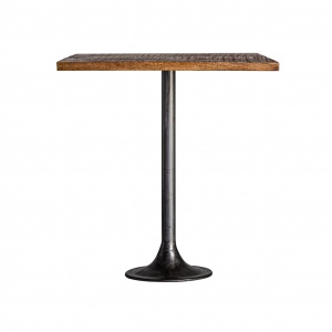 MASUTA DE BAR TYLER REF. 31170, DIN LEMN MASIV DE MANGO SI METAL, STIL VINTAGE, VIC