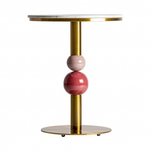 MASUTA DE BAR WISLICA REF. 28732, DIN MARMURA, METAL SI LEMN, STIL MODERN, VIC