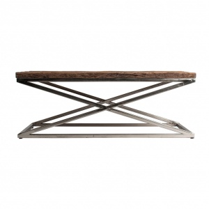 MASUTA DE CAFEA AKRON REF. 26835, DIN METAL SI LEMN MASIV, STIL VINTAGE, VIC